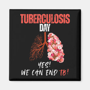 Aimant Journée mondiale de la tuberculose Oui, nous pouvo