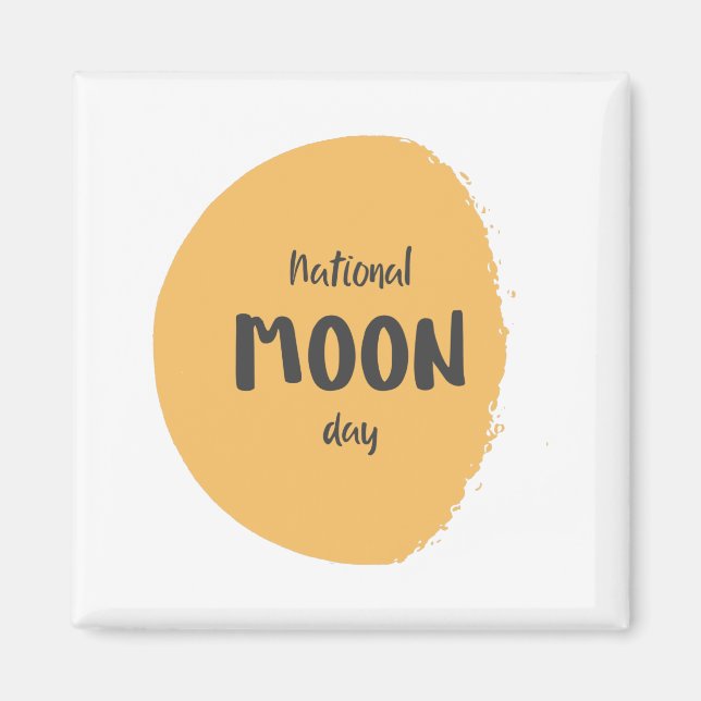 Aimant Journée nationale de la Lune (Devant)