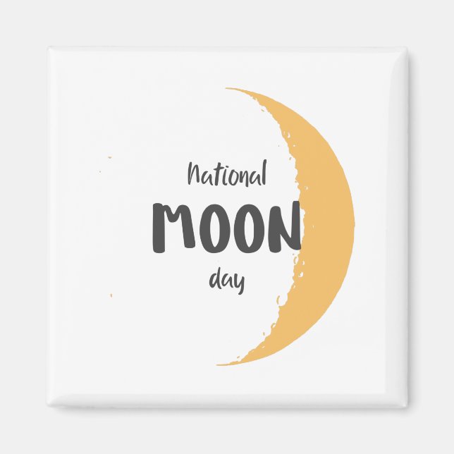 Aimant Journée nationale de la Lune (Devant)