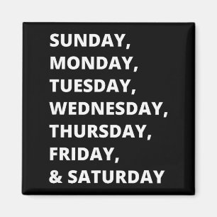 Aimant Jours de la semaine