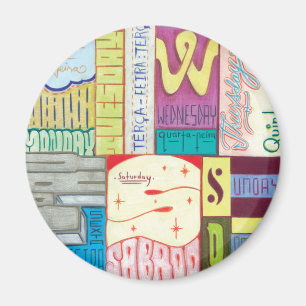 Aimant Jours de la semaine