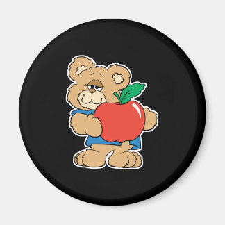 Aimant Jours scolaires Apple Teddy Bear
