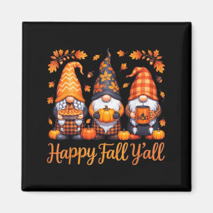 Aimant Joyeuse Chute à Vous Gnome Automne Action de Grâce