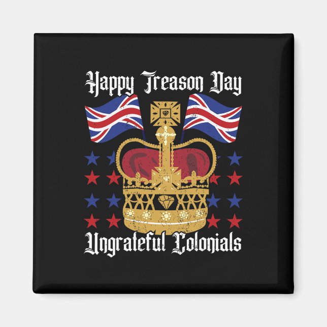 Aimant Joyeuse Fête de la Trahison Jour de l'Indépendance (Devant)