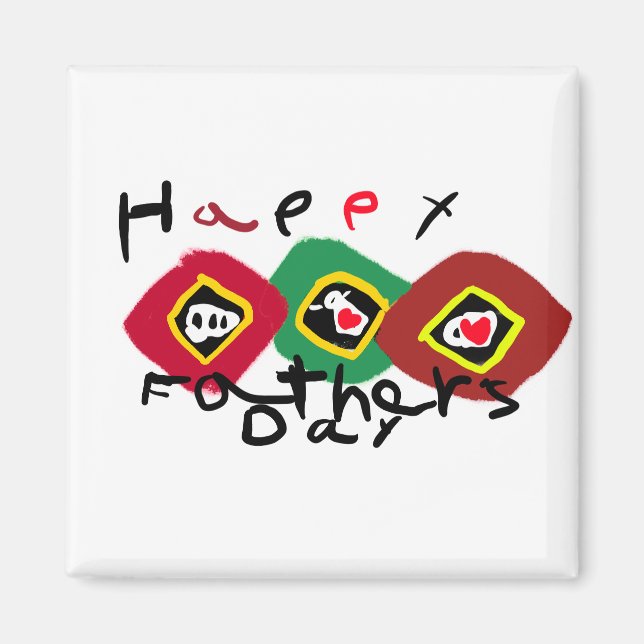 Aimant Joyeuse fête des pères  (Devant)