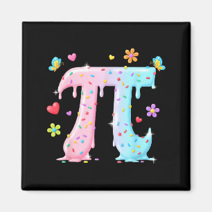 Aimant Joyeuse Fête Pi Prof de Maths Crème Glacée qui Tom