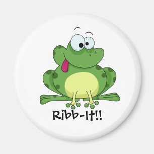 Aimant Joyeuse grenouille verte