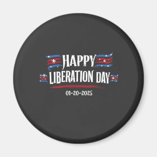 Aimant Joyeuse Journée de libération 2025 Trump America