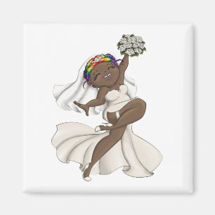 Aimant Joyeuse mariée 13