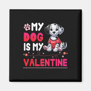 Aimant Joyeuse Mère de Chien Père Mon Chien Dalmatien Est