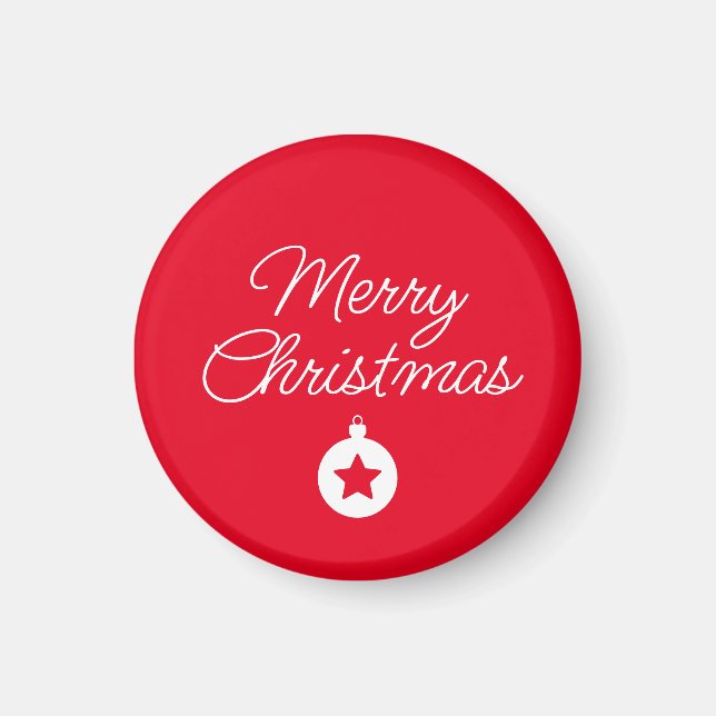 Aimant Joyeuse nouvelle année Joyeux Noël Période des fêt (Devant)