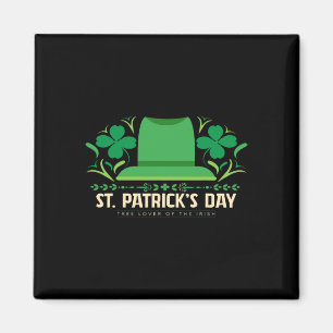 Aimant Joyeuse Saint-Patrick Anniversaire Saint-Paddy Fem