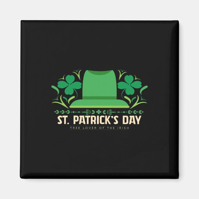 Aimant Joyeuse Saint-Patrick Anniversaire Saint-Paddy Fem (Devant)