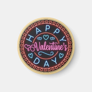Aimant Joyeuse Saint-Valentin Cercle Design-67128