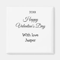 Joyeuse Saint-Valentin nom amour simple année styl