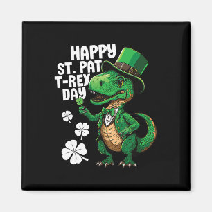 Aimant Joyeuse St Pat T-rex Day St Patricks Day Dinosaure