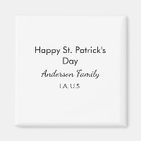 Joyeuse st. Patrick nom famille endroit simple g