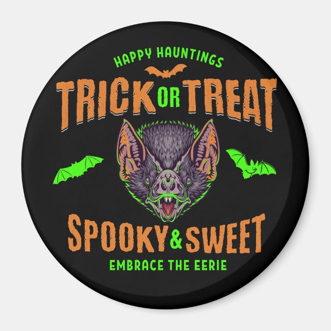 Aimant Joyeuses apparitions | Chauves-souris Halloween de (Devant)