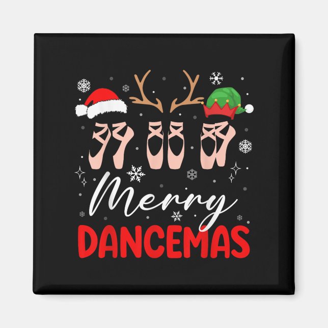 Aimant Joyeuses Dancemas Ballet de Noël Scute Ss Cute Sss (Devant)
