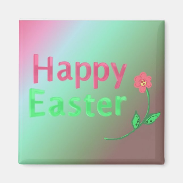 Aimant Joyeuses Pâques (Devant)