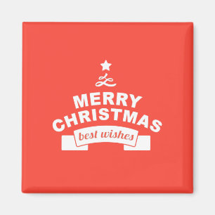 Aimant Joyeuses vacances les meilleurs voeux