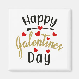 Aimant Joyeuses Valentines de la Journée des Galentines