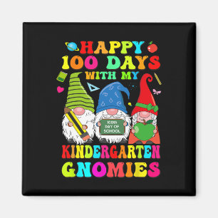 Aimant Joyeux 100 Jours Avec Mes Gnomes De Maternelle Pou