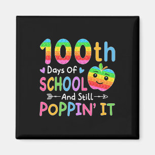 Aimant Joyeux 100 Jours D'École Et Encore Pupper' It Kids