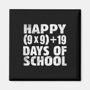 Aimant Joyeux 100 Jours Équation Mathématique Scolaire En