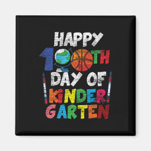 Aimant Joyeux 100ème Jour De Kinder Garten Cute 100 Jours