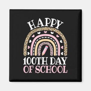 Aimant Joyeux 100ème Jour De L'École 100 Jours Leopard Ar