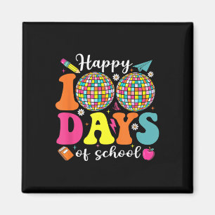 Aimant Joyeux 100ème Jour De L'École Enseignants Garçons