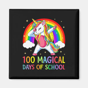 Aimant Joyeux 100ème Jour De L'École Unicorne 100 Jours M