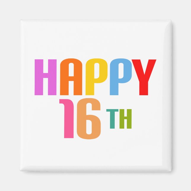 Aimant Joyeux 16ème (Devant)