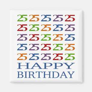 Aimant Joyeux 25ème anniversaire !