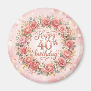 Aimant Joyeux 40e anniversaire