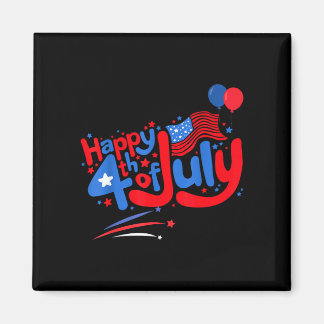 Aimant Joyeux 4 juillet jour de l'indépendance usa 4 juil
