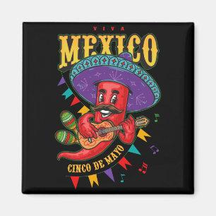 Aimant Joyeux 5 De Mayo Cinco De Mayo Viva Mexique Fête