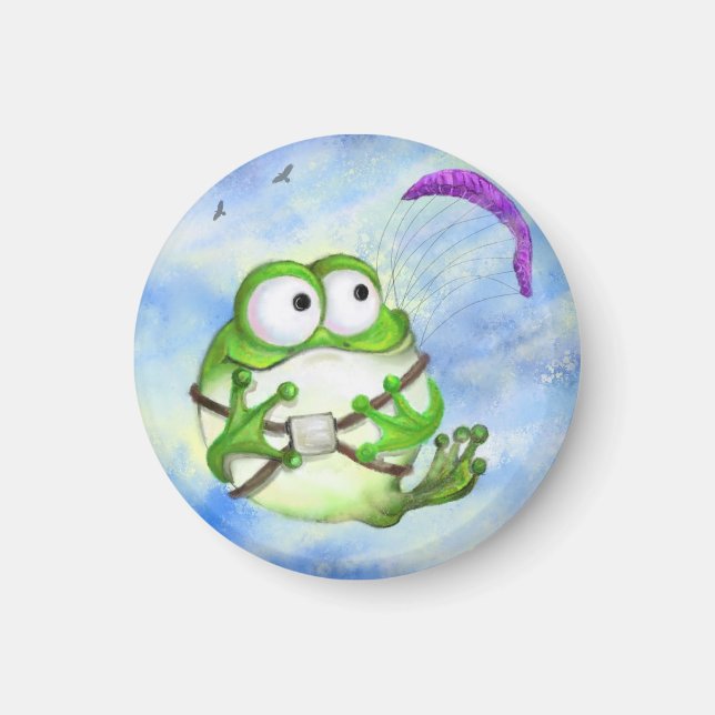 Aimant Joyeux Amant Parapente De Grenouille (Devant)