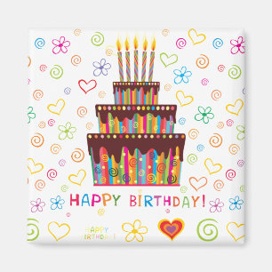 Aimant Joyeux anniversaire