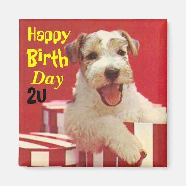 Aimant Joyeux anniversaire (Devant)