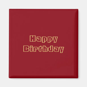 Aimant Joyeux anniversaire