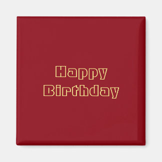 Aimant Joyeux anniversaire