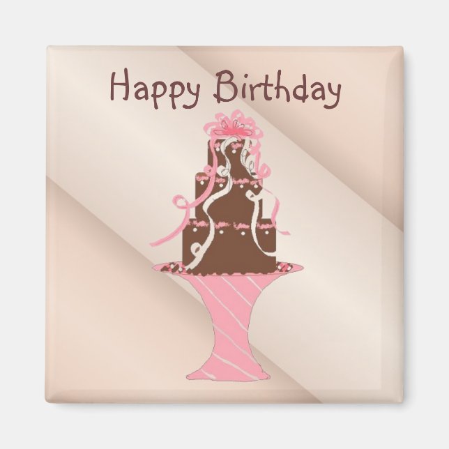 Aimant Joyeux anniversaire (Devant)