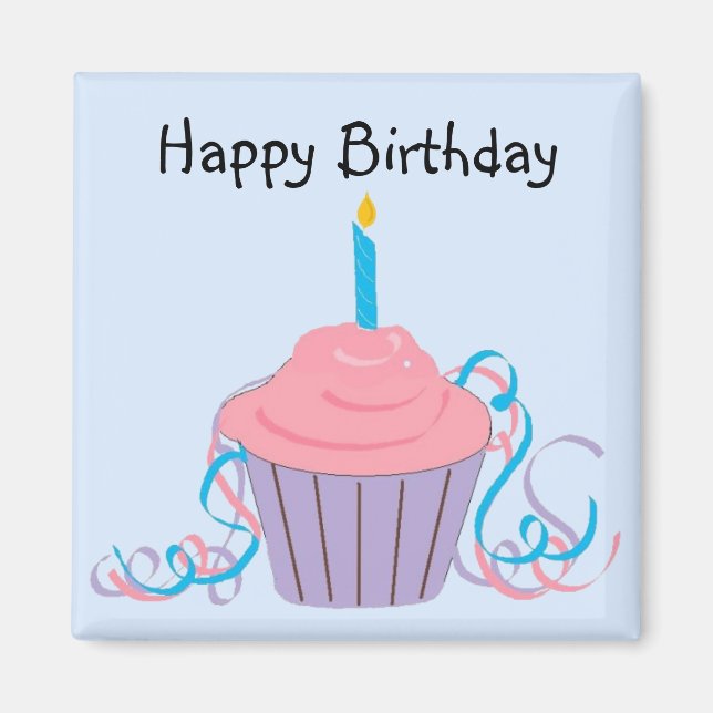 Aimant Joyeux anniversaire (Devant)