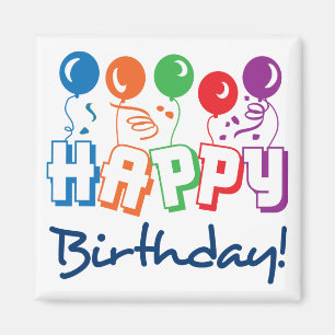 Aimant Joyeux anniversaire