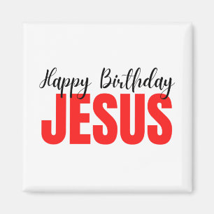 Aimant Joyeux anniversaire Jésus Noël