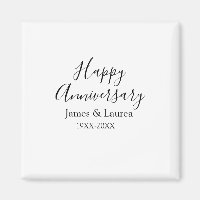 Joyeux anniversaire mariage nom date année simple 