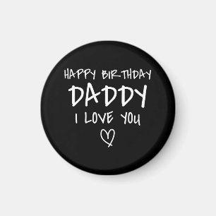 Aimant Joyeux Anniversaire Papa Je T'aime Papa Anniversai