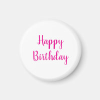 Joyeux Anniversaire Simple Minimaliste Élégant Ros